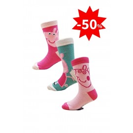 Pack 3 calcetines "Peppa Pig"