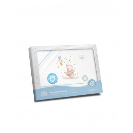 Triptico Cuna Franela Mod Elefante