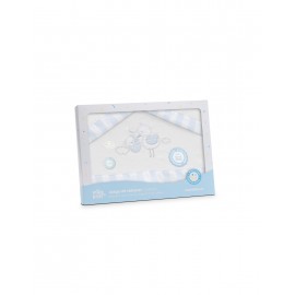 Triptico cuna franela Cigüeña