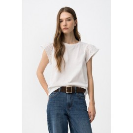 Mujer	 Camiseta mujer perforada Tiffosi