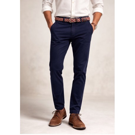 Hombre	 Pantalón chino hombre con cinturón