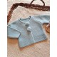 Chaqueta bebé pompones
