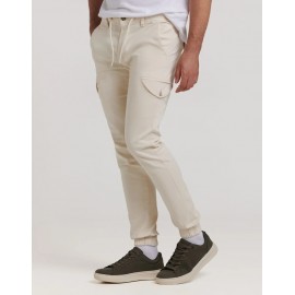 Pantalón chino cargo hombre