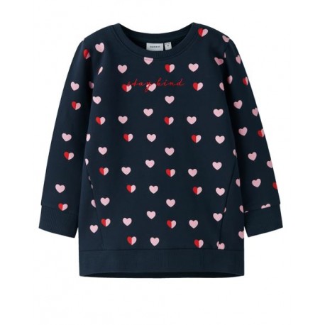 Sudadera "Corazones" Name It