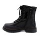 Bota militar charol niña