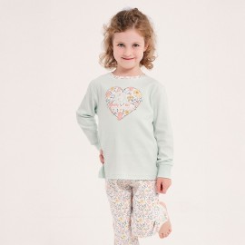 Pijama niña flores Don Algodón