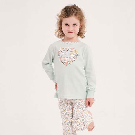 Pijama niña Don Algodón flores