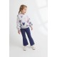 Legging infantil flare