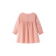 Vestido infantil flores bordadas