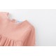 Vestido infantil flores bordadas