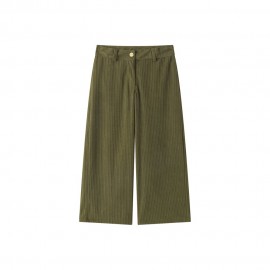 Pantalón culotte pana