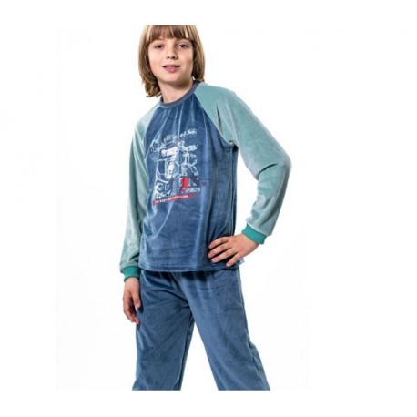 Pijama niño bicolor