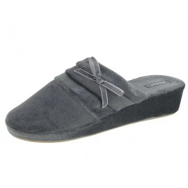 Zapatilla mujer cuña terciopelo