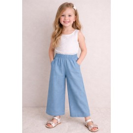 Niña	 Pantalón infantil fluido Newness