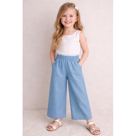 Niña	 Pantalón infantil fluido Newness