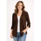 Mujer	 Chaqueta abierta mujer lisa