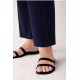 Pantalón fluido mujer bolsillos