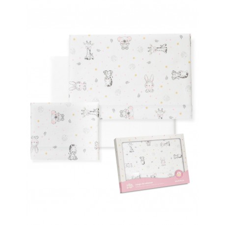 Triptico cuna franela "Koala"