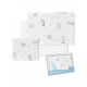 Triptico cuna franela "Koala"