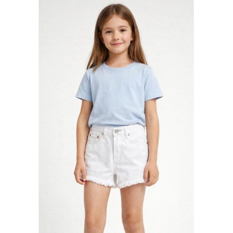 Niña	 Short tejano niña Tiffosi desflecado