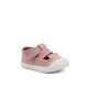 Bebé	 Sandalia lona Barefoot velcro bebé
