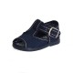 Bebé	 Zapato bebé loneta hebilla