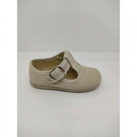 Niño	 Zapato lino hebilla