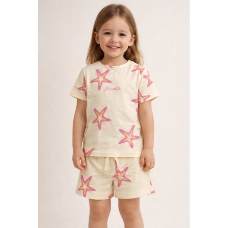 Pijamas	 Pijama niña "Estrellas de mar"