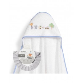 Capa baño+gorro bebé "Granja"