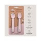 Set cuchara+tenedor silicona