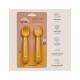 Set cuchara+tenedor silicona