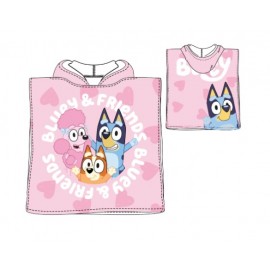 Niña	 Poncho playa "Bluey"