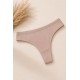 Tanga canalé mujer algodón