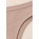 Tanga canalé mujer algodón