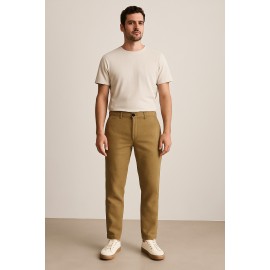 Hombre	 Pantalón chino lino