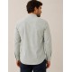 Camisa cuello mao hombre rayas