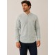 Camisa cuello mao hombre rayas