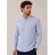 Camisa cuello mao hombre rayas