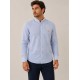 Camisa cuello mao hombre rayas