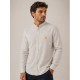 Camisa cuello mao hombre rayas