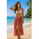 Mujer	 Pareo playa estampado mujer
