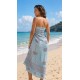 Mujer	 Pareo playa estampado mujer
