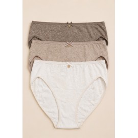Pack 3 bragas mujer poliamida