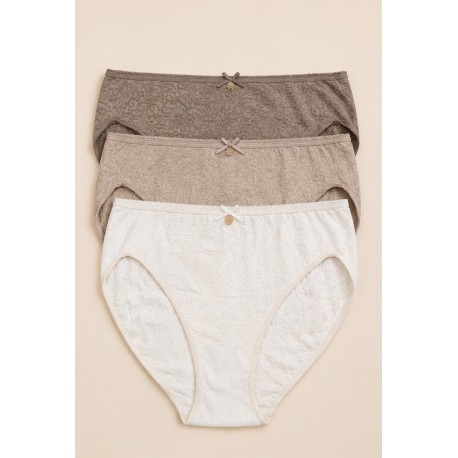 Pack 3 bragas mujer poliamida