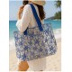 Mujer	 Bolso playa transparente Estrellas