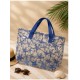 Mujer	 Bolso playa transparente Estrellas