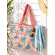 Mujer	 Bolso playa transparente Estrellas