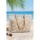 Mujer	 Bolso playa transparente Estrellas