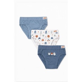 Pack 3 slip niño "Animales"
