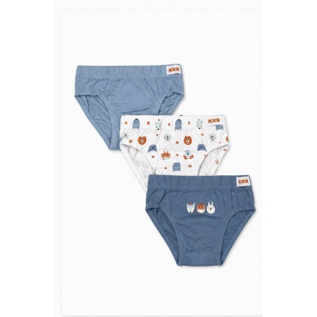 Pack 3 slip niño "Animales"